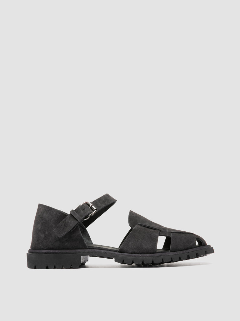 SPECTACULAR 005 - Black Suede Sandals