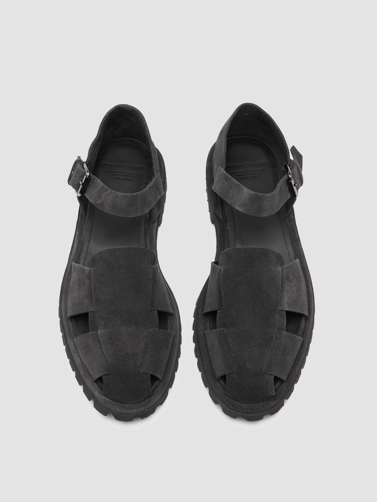 SPECTACULAR 005 - Black Suede Sandals