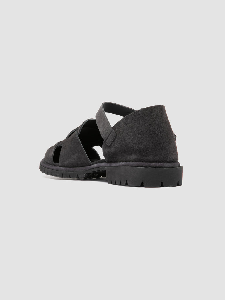 SPECTACULAR 005 - Black Suede Sandals