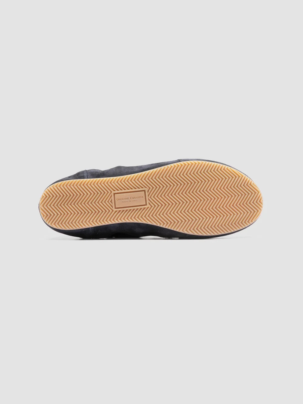 SUBSIDE 001 - Sneaker Basse in Pelle e Pelle Scamosciata Blu - image 5,side view