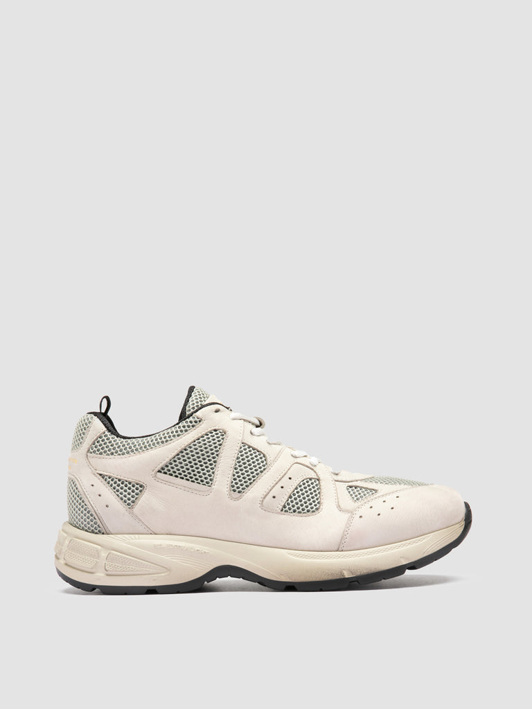 SUPURBIA 001 - White Leather Low Top Sneakers