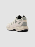 SUPURBIA 001 - White Leather Low Top Sneakers - thumb image 4,side view