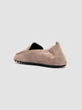 TRAVIS 001 - Taupe Suede Penny Loafers - thumb image 4,side view