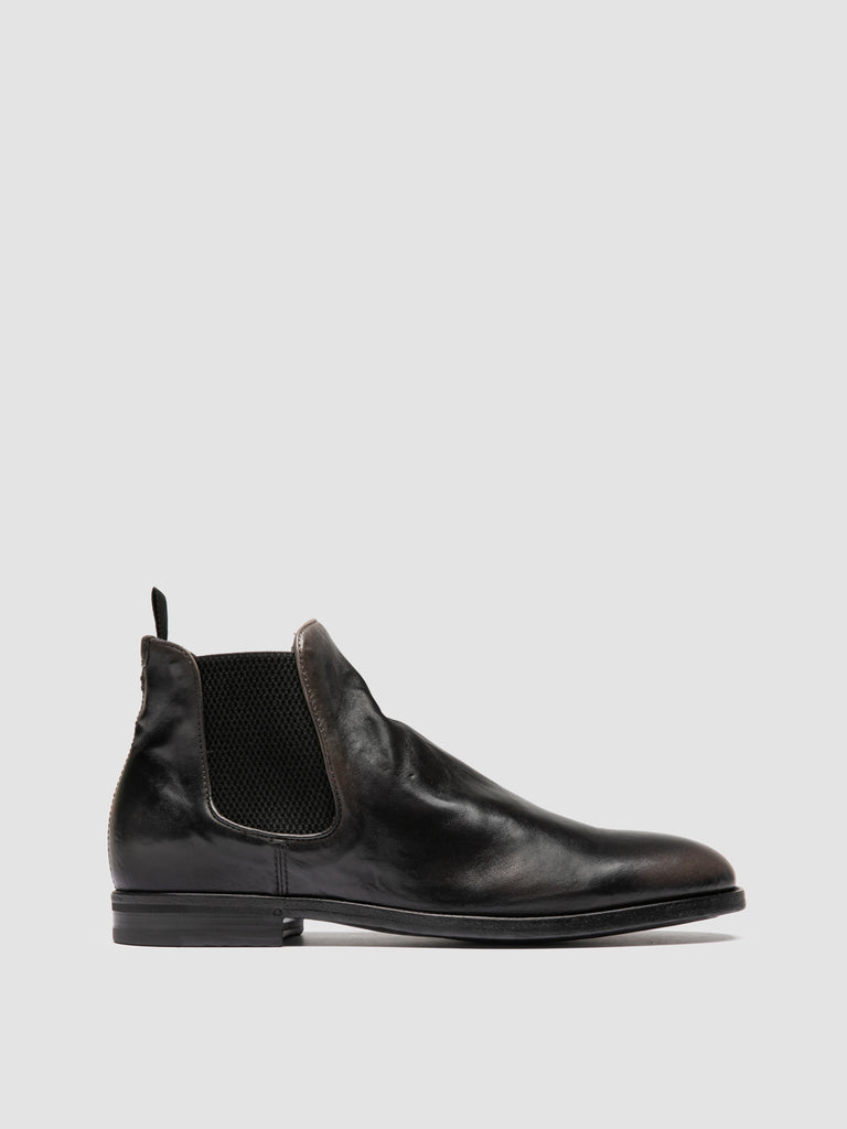 VANDERBILT CAOU 002 - Grey Leather Chelsea Boots