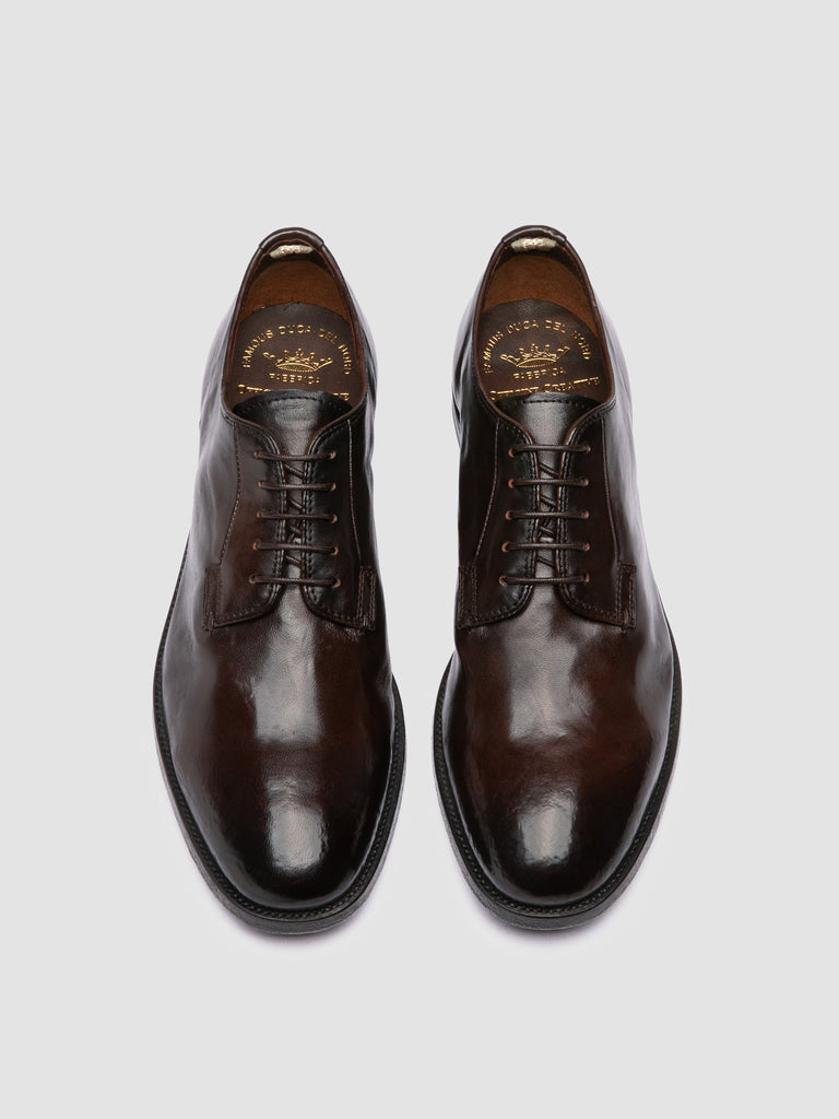 VANDERBILT CAOU 003 - Brown Leather Derby Shoes