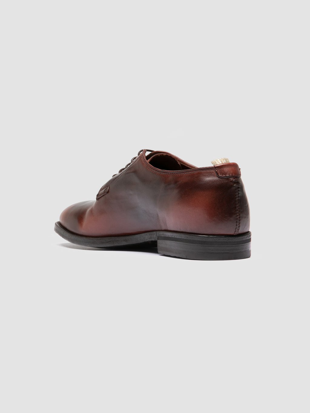 VANDERBILT CAOU 003 - Burgundy Leather Derby Shoes