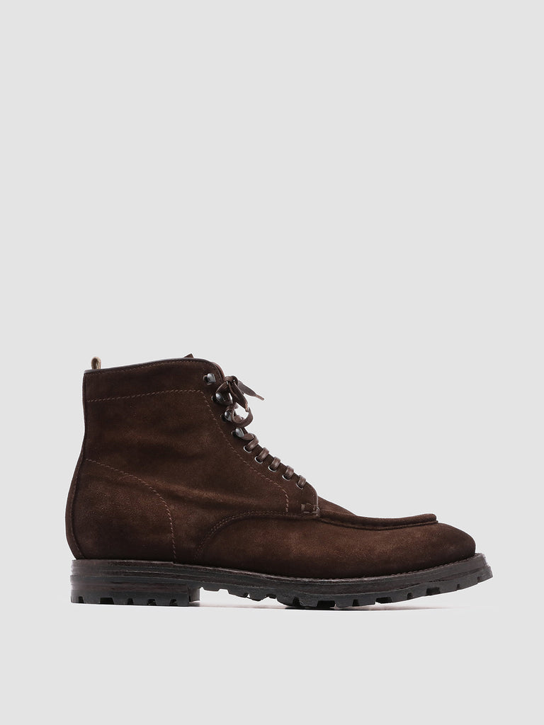 VAIL 010 - Dark Brown Suede Ankle Boots