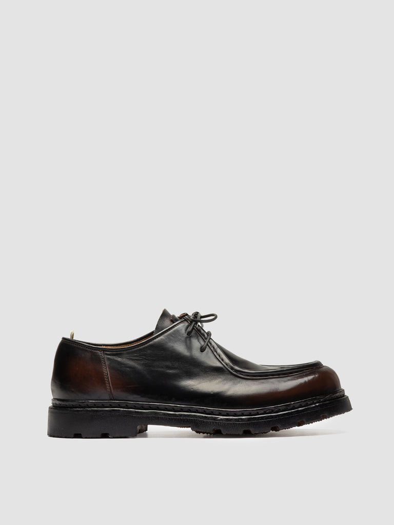 VOLCOV FLEXI 001 - Scarpe Derby in Pelle Marrone