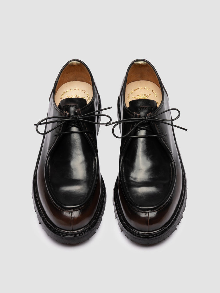 VOLCOV FLEXI 001 - Scarpe Derby in Pelle Marrone