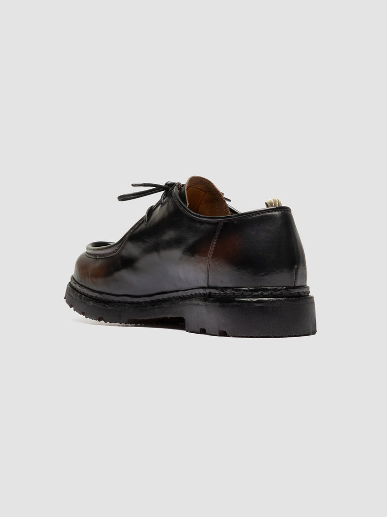VOLCOV FLEXI 001 - Scarpe Derby in Pelle Marrone