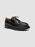 VOLCOV FLEXI 001 - Scarpe Derby in Pelle Nera - thumb image 3,side view