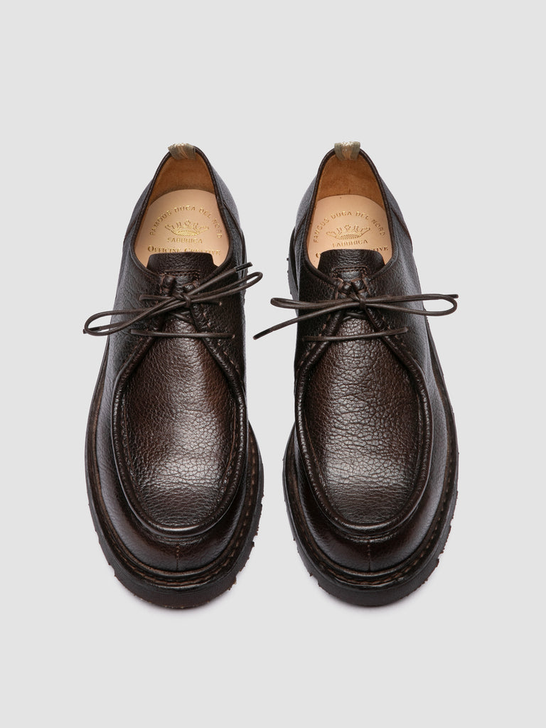 VOLCOV FLEXI 001 - Scarpe Derby in Pelle Marrone
