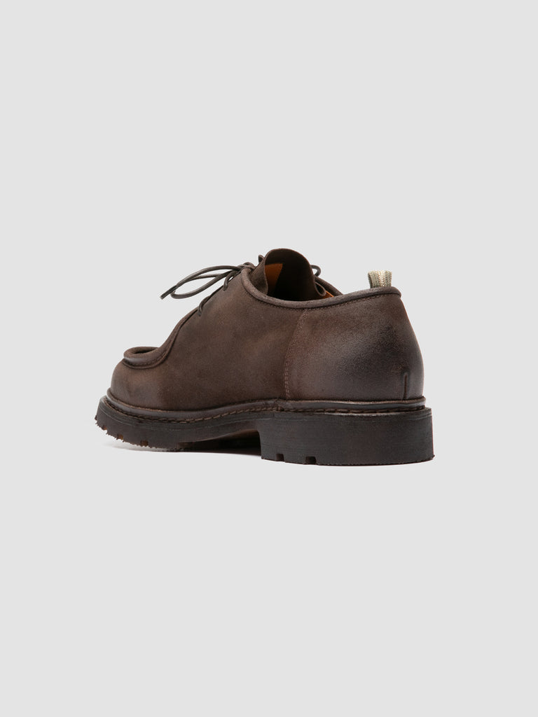 VOLCOV FLEXI 001 - Scarpe Derby in Pelle Scamosciata Marrone