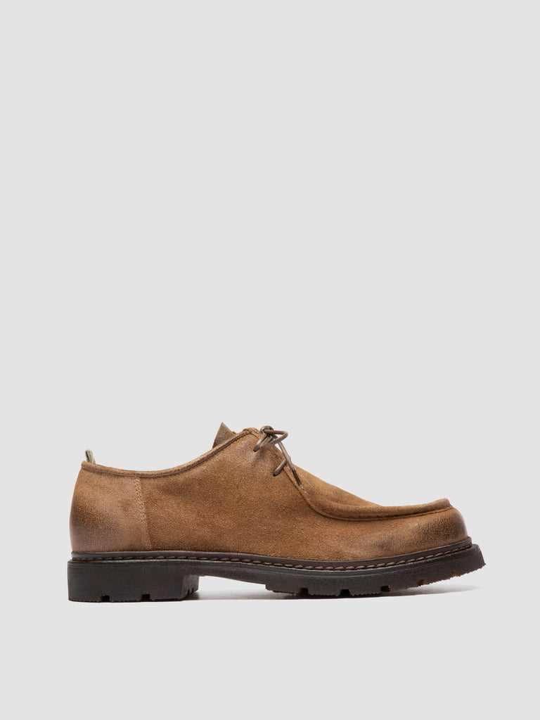 VOLCOV FLEXI 001 - Scarpe Derby in Pelle Scamosciata Marrone