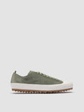 VULCAN 001 - Sneaker Basse in Pelle Scamosciata Verde - thumb image 1,side view