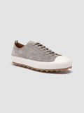 VULCAN 001 - Grey Suede Low-Top Sneakers - thumb image 3,side view