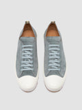 VULCAN 001 - Sneaker Basse in Pelle Scamosciata Blu - thumb image 2,side view