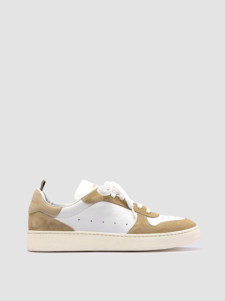 MOWER 008 - White Leather and Suede Low Top Sneakers Men Officine Creative - 1