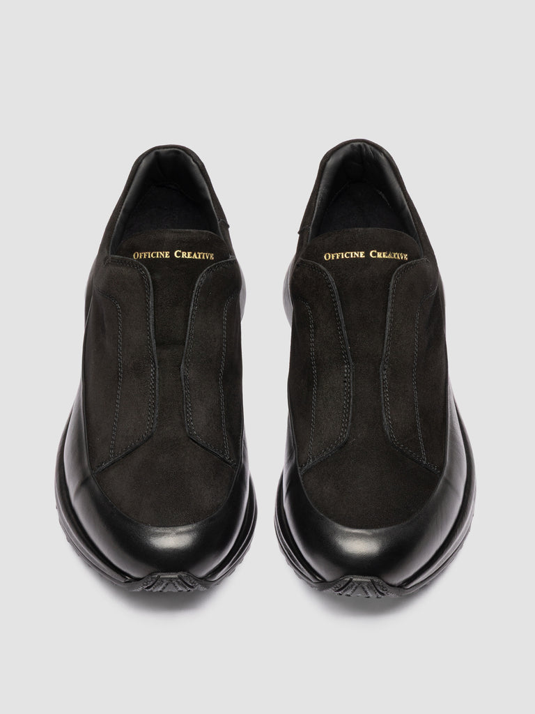 ZODIAC 001 - Black Suede Low Top Sneakers