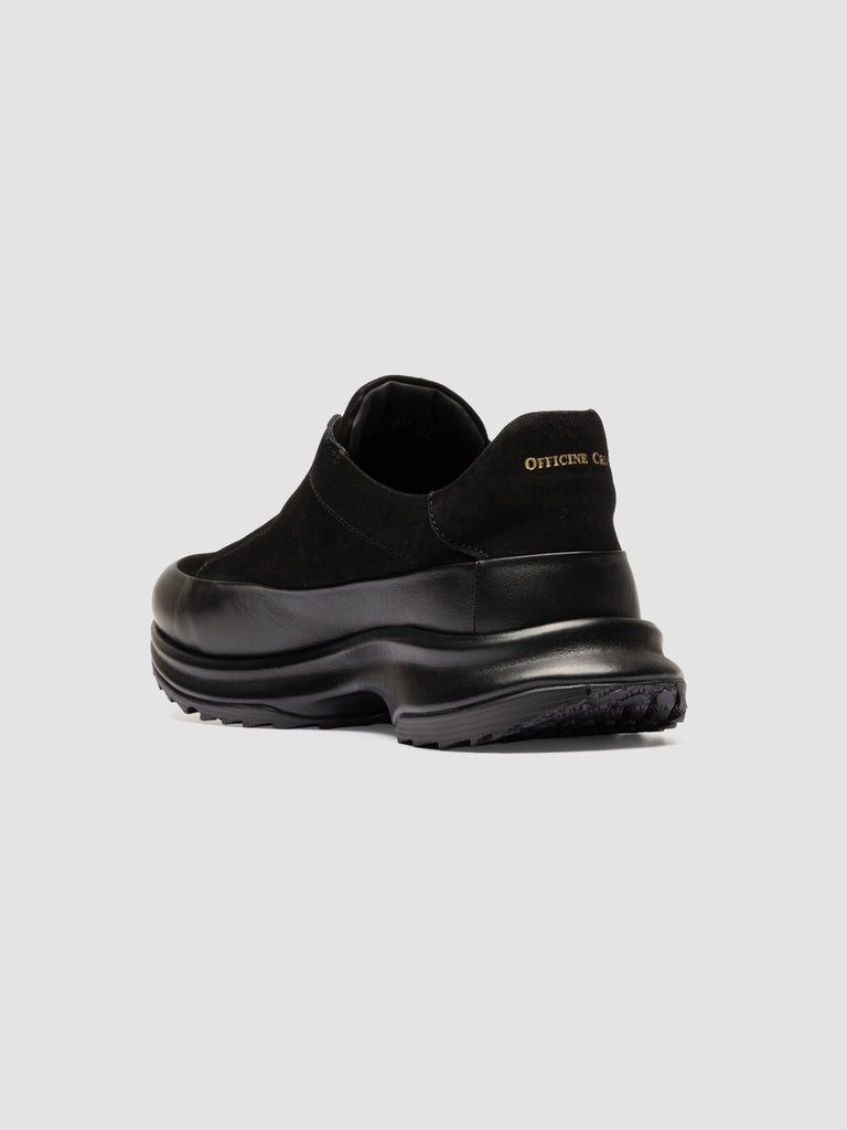 ZODIAC 001 - Black Suede Low Top Sneakers