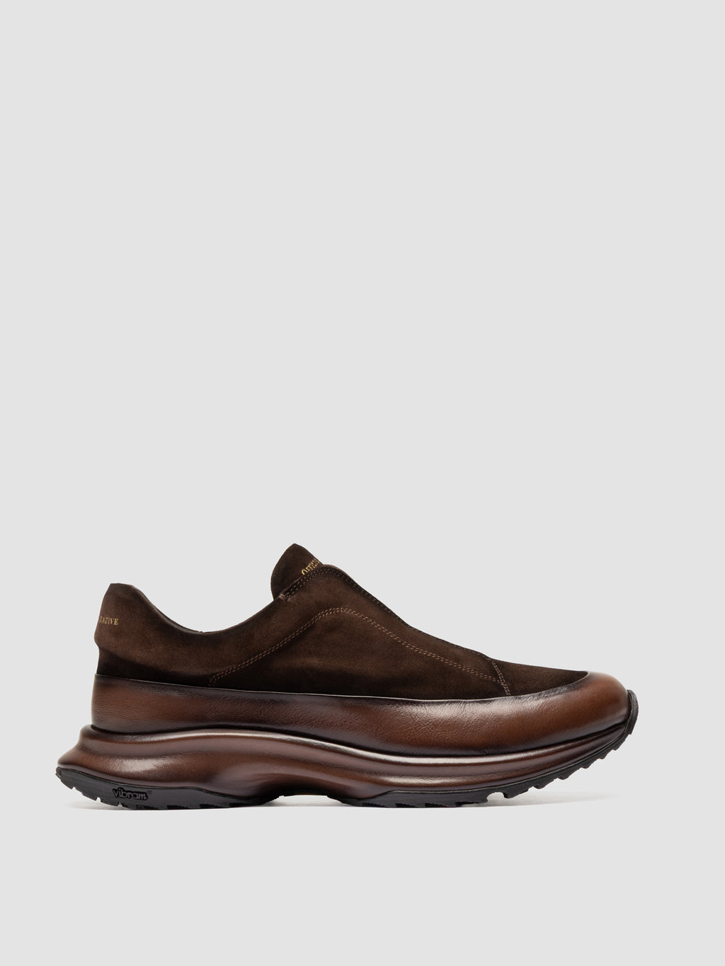 ZODIAC 001 - Brown Suede Low Top Sneakers - image 1,side view