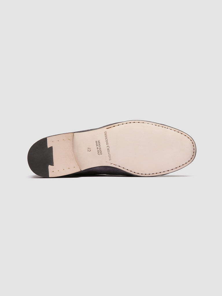 OLIVER 001 - Mocassini in Pelle Scamosciata Blu