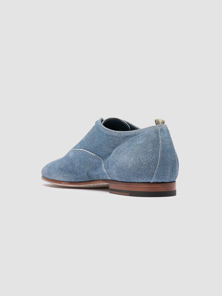 OLIVER 005 - Oxford in Pelle Scamosciata Blu