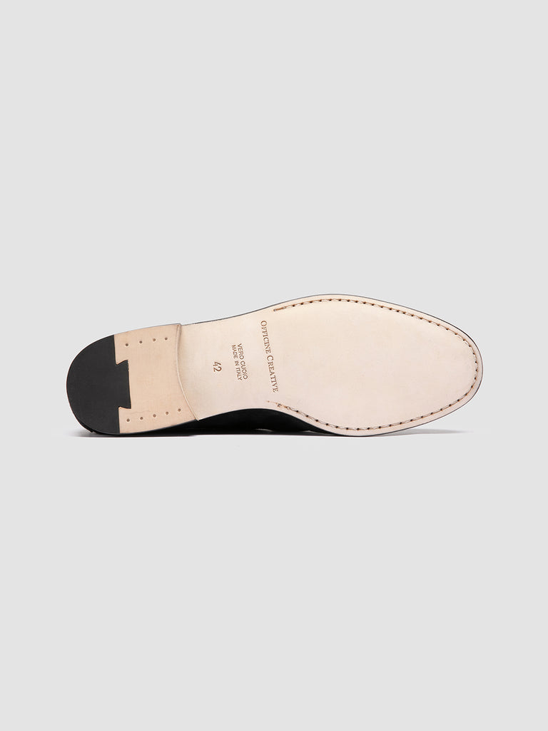 OLIVER 006 - Mocassini in Pelle Scamosciata Nera