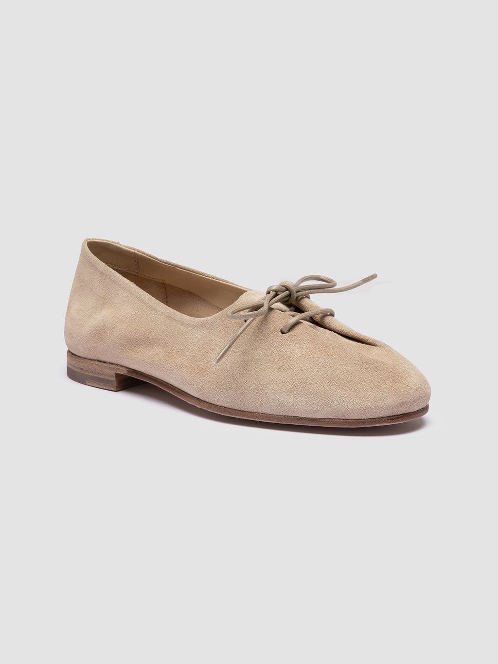 OLIVER 102 - Ballerine in Pelle Scamosciata Beige