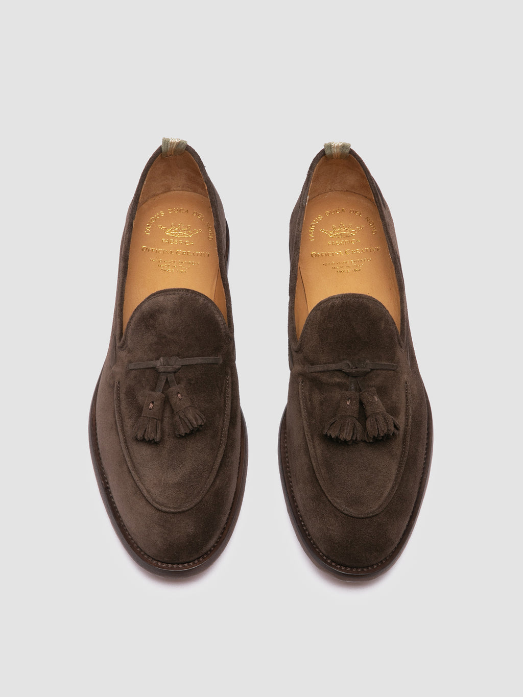 OPERA 002 - Brown Suede Tassel Loafers