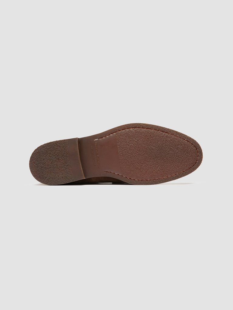 OPERA FLEXI 101 - Mocassini Penny in Pelle Scamosciata Tortora