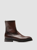 ORTEGA 002 - Stivali con Zip in Pelle Marrone