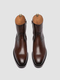 ORTEGA 002 - Stivali con Zip in Pelle Marrone
