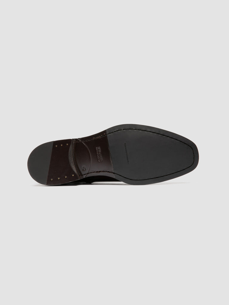 ORTEGA 002 - Stivali con Zip in Pelle Marrone