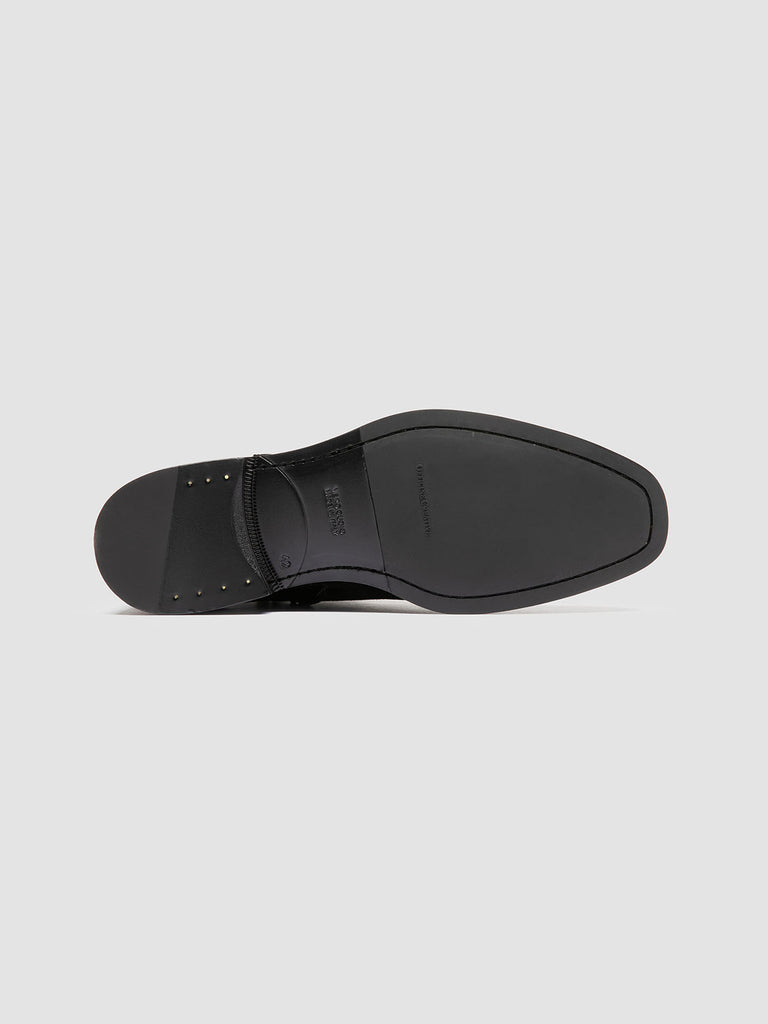 ORTEGA 002 - Stivali con Zip in Pelle Scamosciata Nera