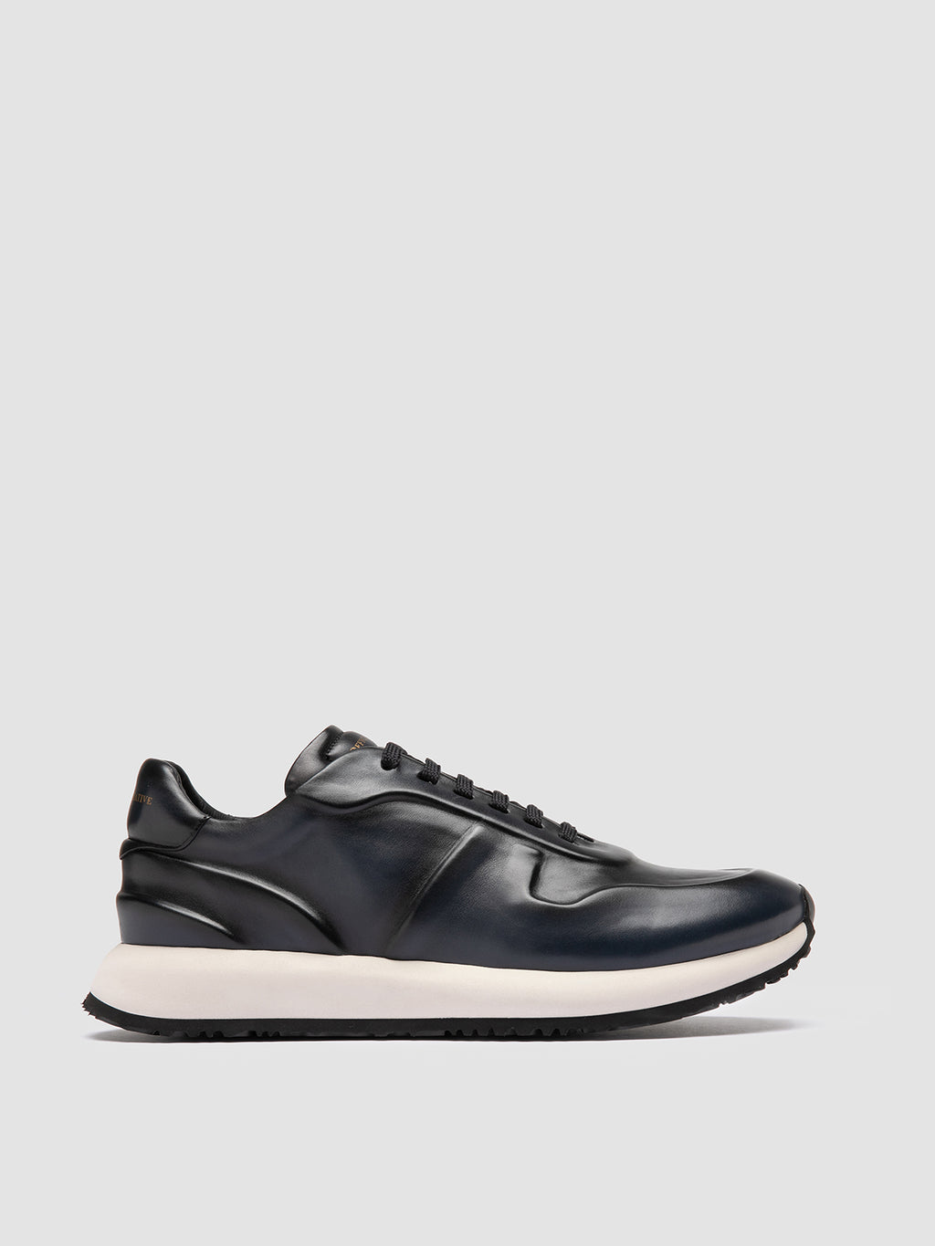 PERSPECTIVE 001 - Blue Leather Sneakers Officine Creative - 1