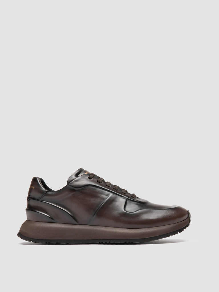 PERSPECTIVE 001 - Sneaker Basse in Pelle Marrone