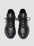 PHASE 001 - Grey Leather Low-Top Sneakers - thumb image 2,side view