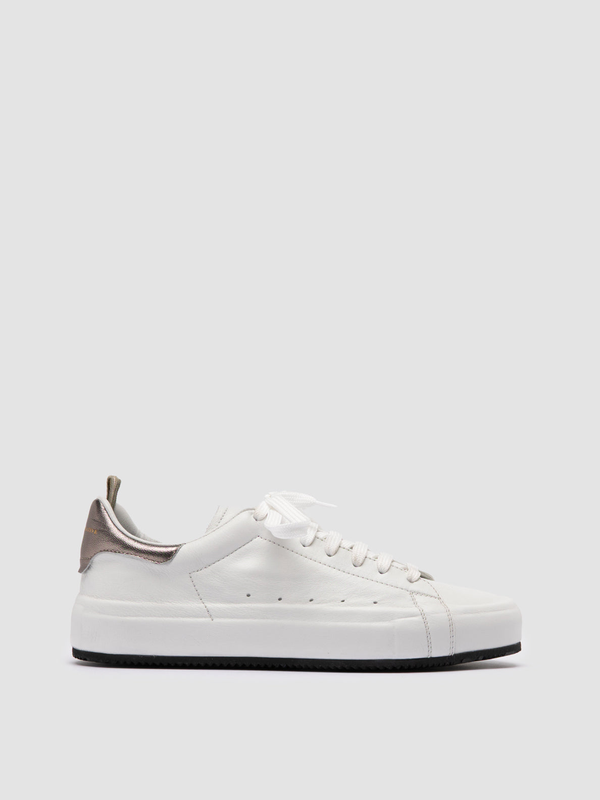 Officine Creative PRIMARY 101 Sneakers in Pelle Bianca