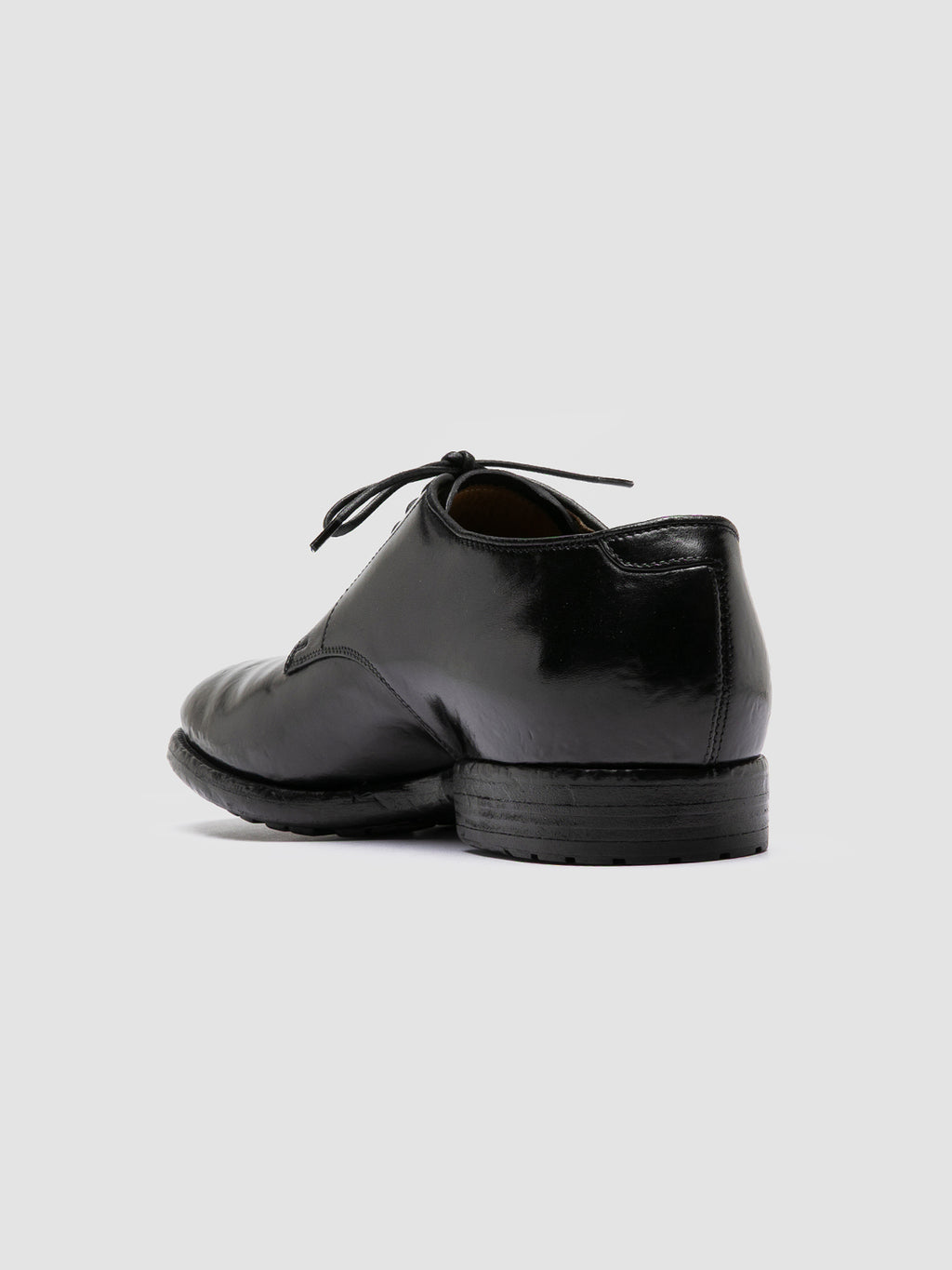 PRINCE 606 - Derby in Pelle Nera