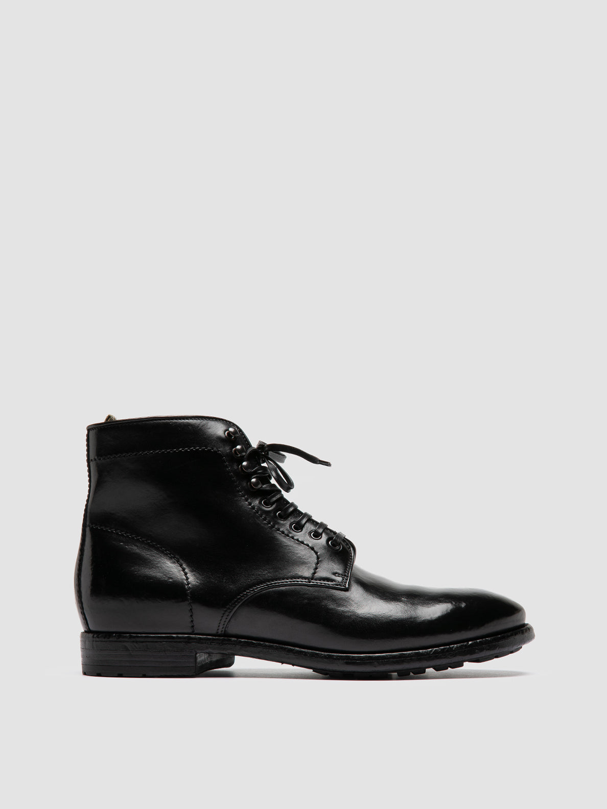 Officine Creative PRINCE 610 Stivaletti in Pelle Nera