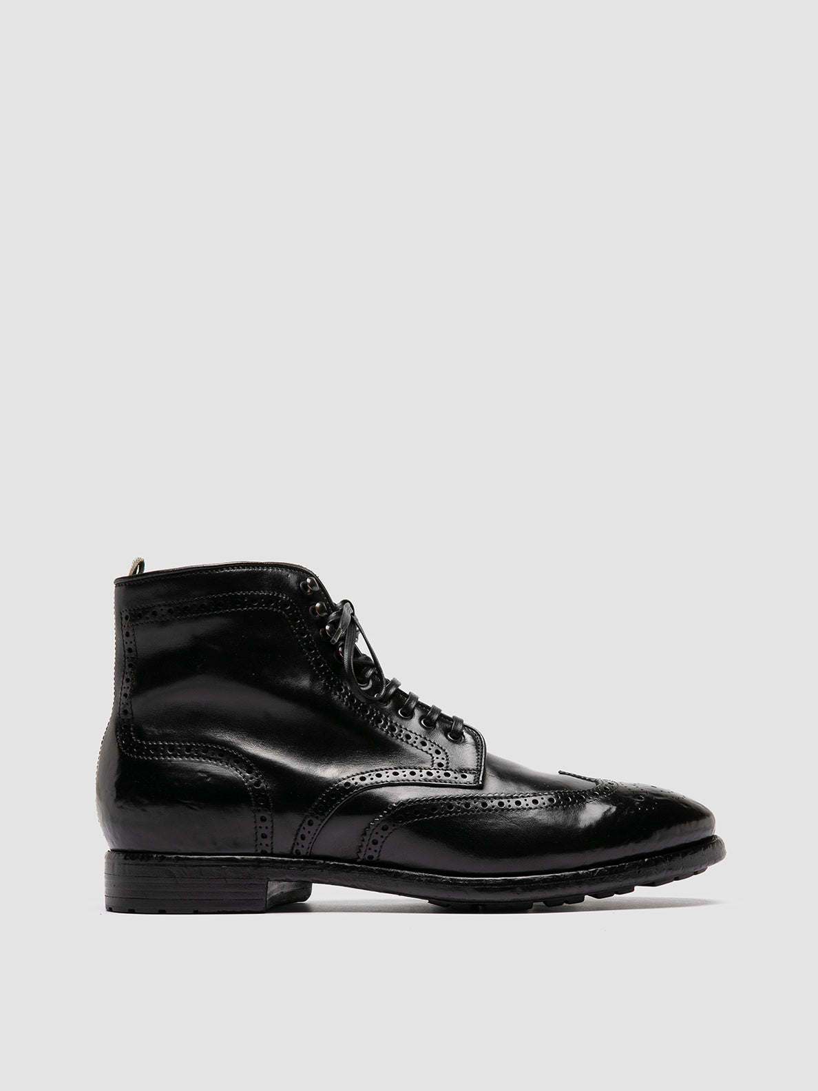 Officine Creative PRINCE 612 Stivaletti in Pelle Nera