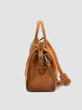 QUENTIN 009 - Borsa in Pelle Scamosciata Marrone