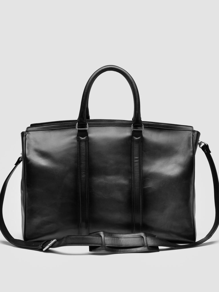 QUENTIN 009 - Black Leather Bag