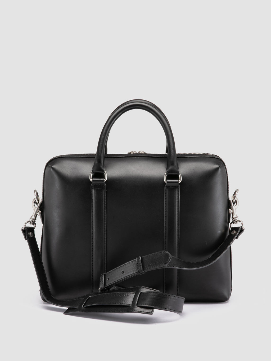 QUENTIN 019 - Borsa Portadocumenti in Pelle Nera