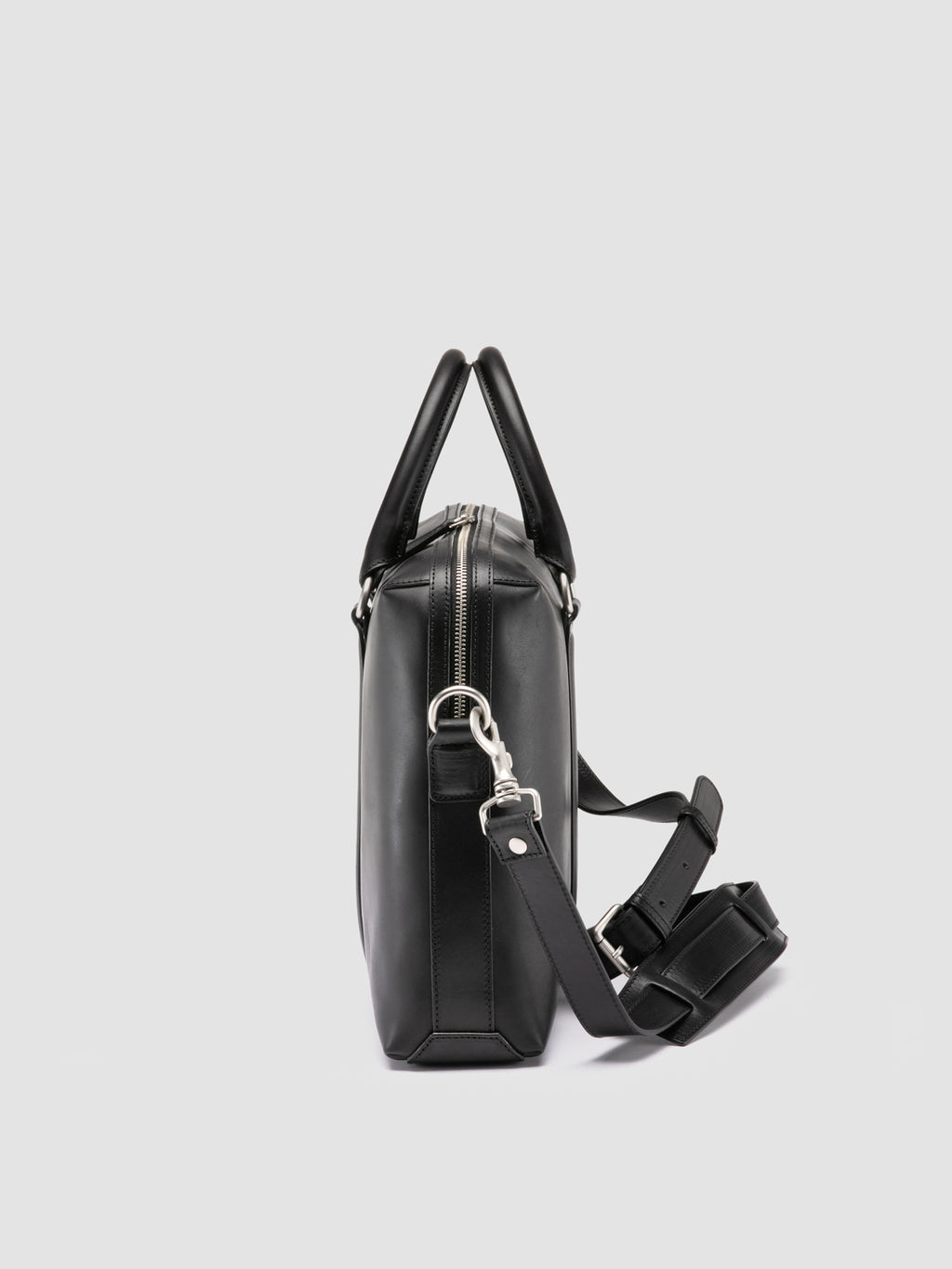 QUENTIN 019 - Borsa Portadocumenti in Pelle Nera