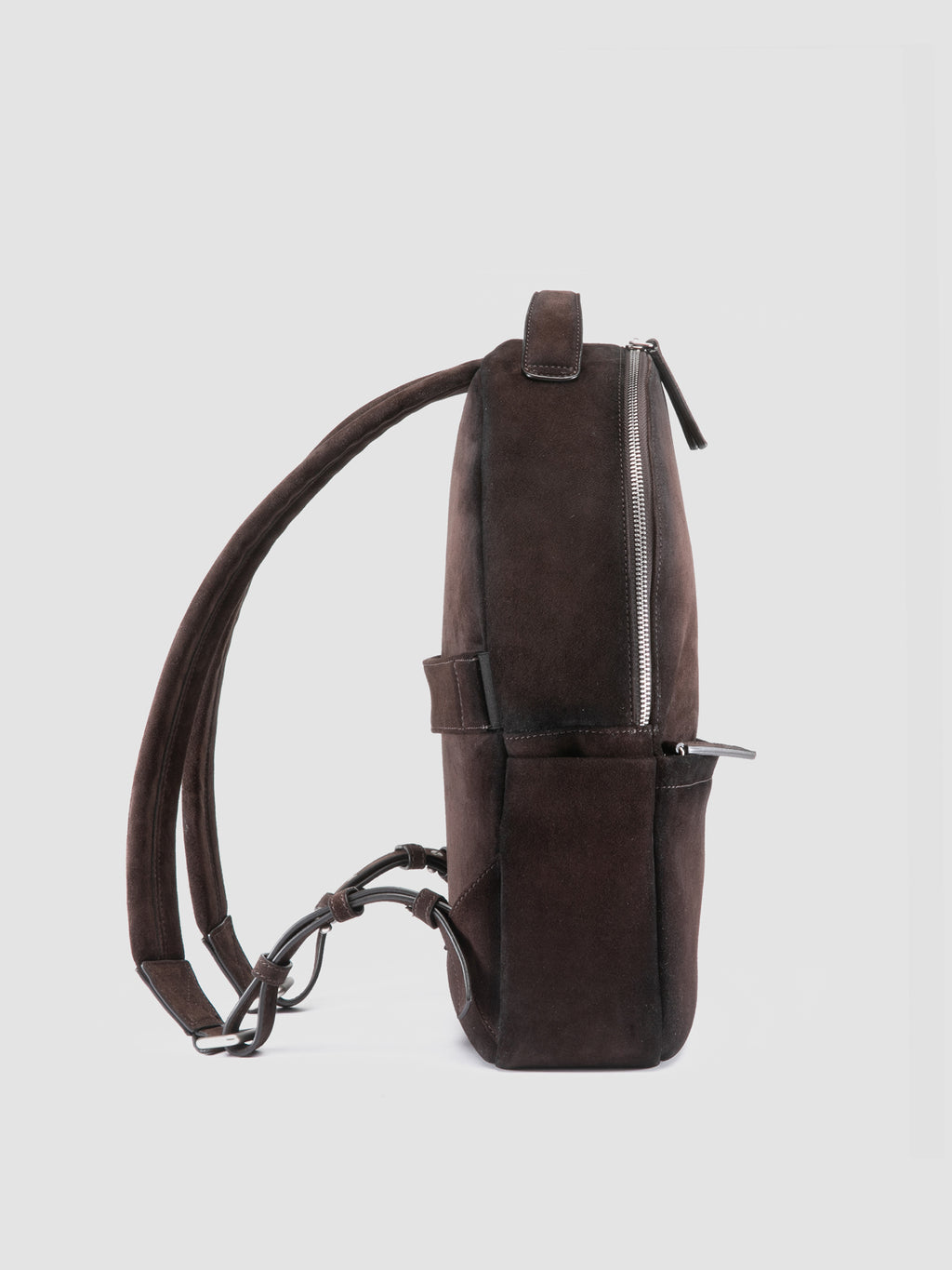 QUENTIN 020 - Brown Suede Backpack