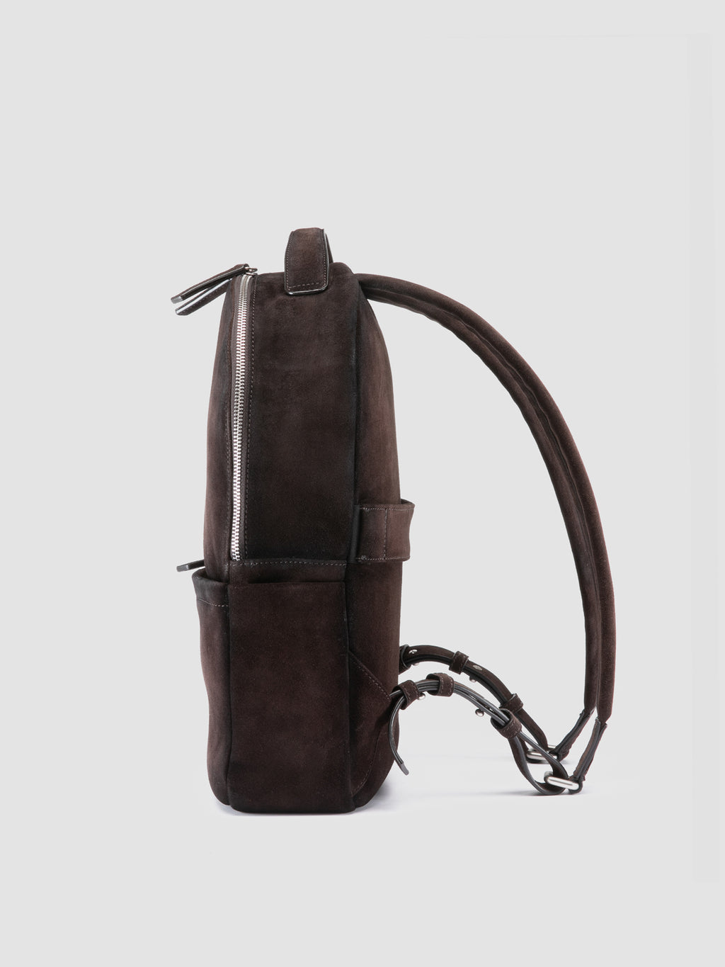 QUENTIN 020 - Brown Suede Backpack