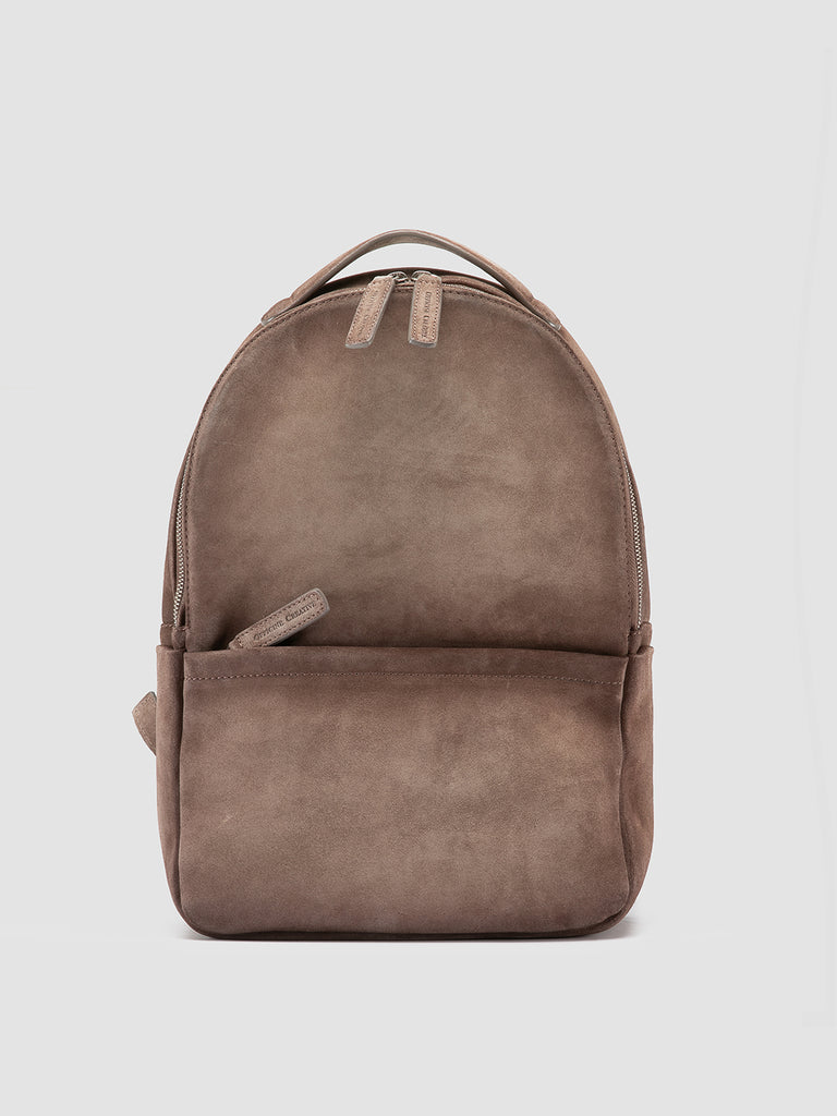 QUENTIN 20 - Grey Suede Backpack