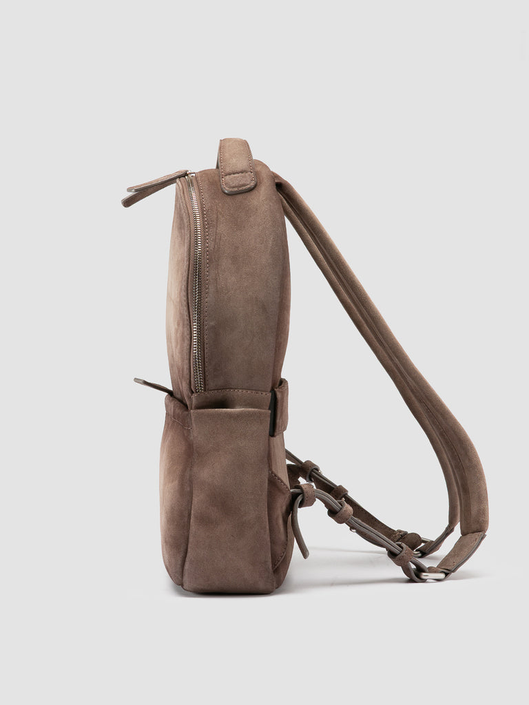 QUENTIN 20 - Grey Suede Backpack